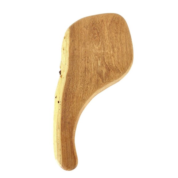 Vintage Primitive Live Edge Wood Hand Carved Rustic Meat Bread Cutting Board 17" - Picture 11 of 12